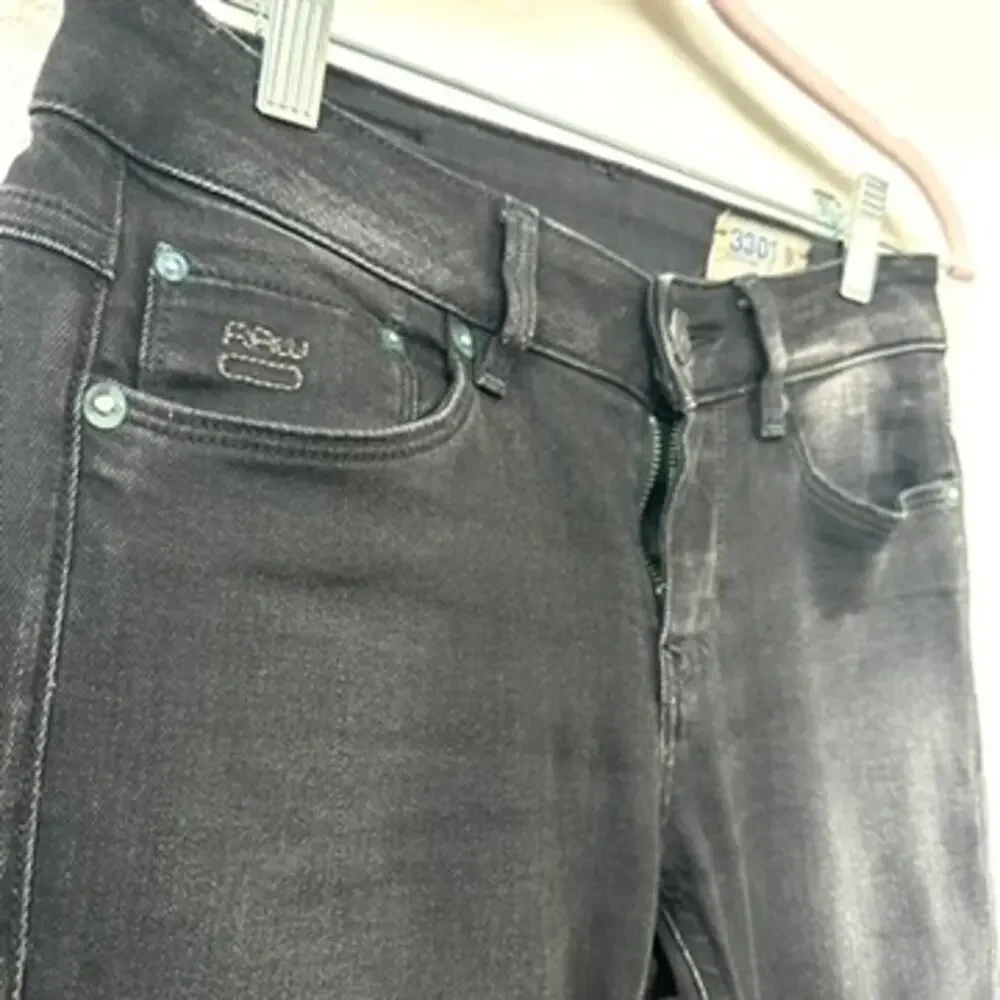 G-Star Raw 3301 Contour Skinny Jeans,‎ Size 26, Black